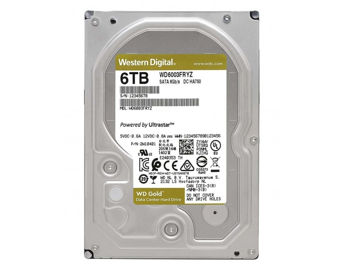 WD INTERNAL HARD DISK 6TB (GOLD)